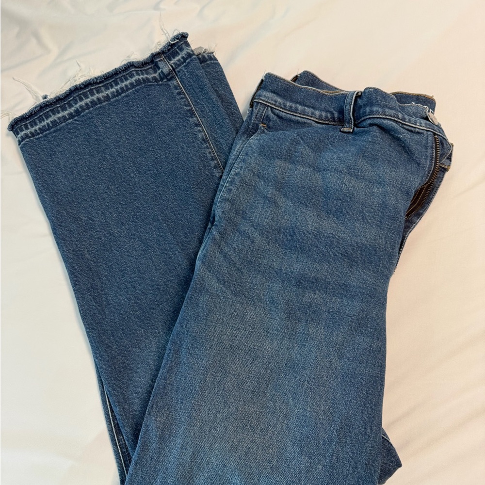 J. Crew Ankle Cropped Blue Jeans